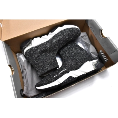 PKGoden  Balenciaga Speed Trainer Silver 02