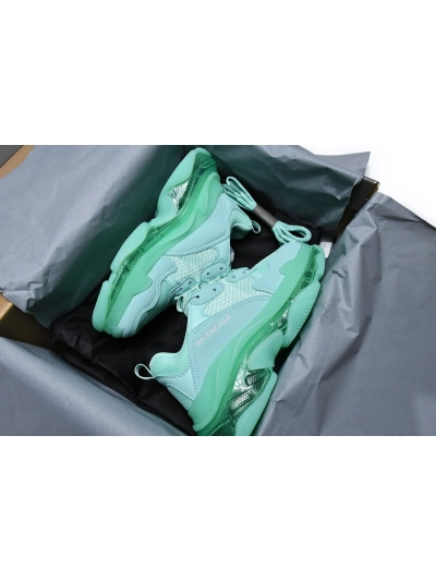 PKGoden   Balenciaga Triple S Aqua 544351 W2GA1 4500  02
