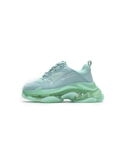 PKGoden   Balenciaga Triple S Aqua 544351 W2GA1 4500  01
