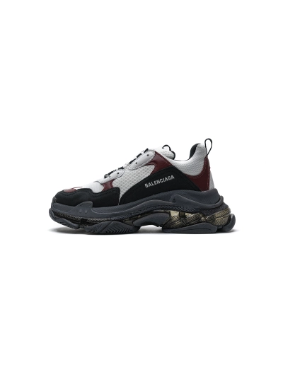 PKGoden   Balenciaga Triple S Black Brown Red 541624 W09O1 2268  01