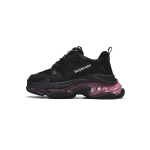 Balenciaga Triple S Black Claret Red 544351 W0901 9011 