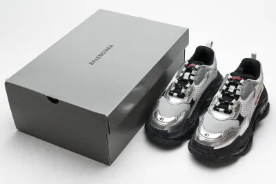 PKGoden   Balenciaga Triple S Black Silver 541624 W09E1 7320  02