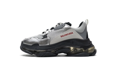 PKGoden   Balenciaga Triple S Black Silver 541624 W09E1 7320  01