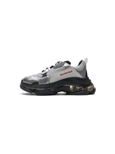 PKGoden   Balenciaga Triple S Black Silver 541624 W09E1 7320  01