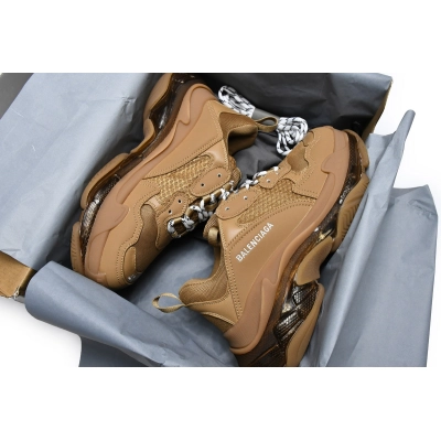 PKGoden  Balenciaga Triple S Brown 541624 W2GA1 2706  02