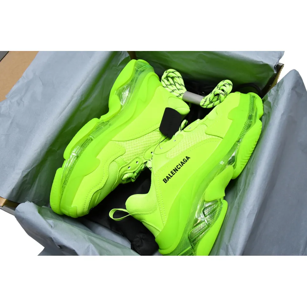 PKGoden  Balenciaga Triple S Fluorescein 544351 WZFF1 7320 