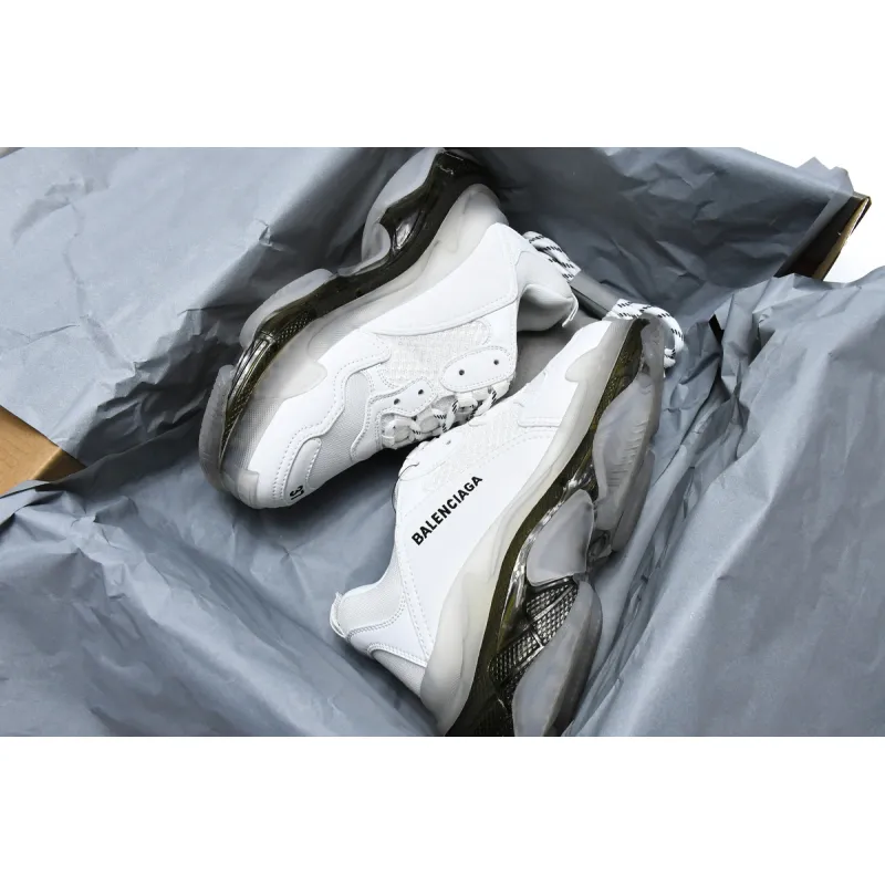 PKGoden  Balenciaga Triple S White Carbon Ash 544351 W0901 9001 