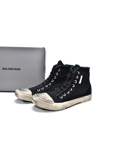 PKGoden   Balenciaga Paris High Destroyed - Black White 688752 W3RC1 1090  02