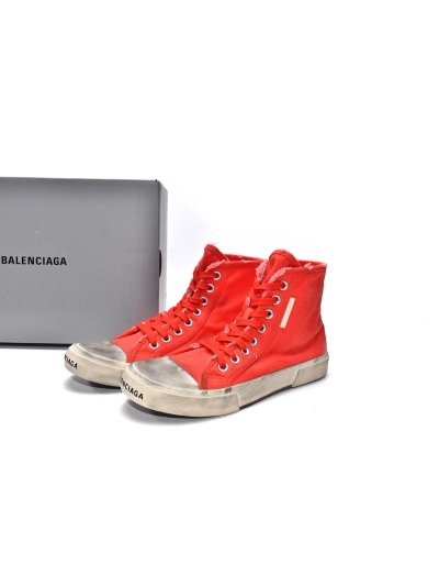 PKGoden   Balenciaga Paris High Destroyed - Red 688756 W3RC4 6090  02