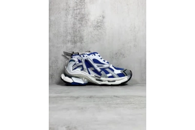PKGoden   Balenciaga Runner White Blue 677403W3RB34912 01