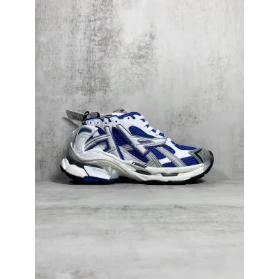 PKGoden  Balenciaga Runner White Blue 677403W3RB34912 01
