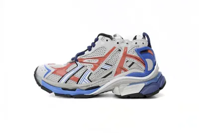 PKGoden   Balenciaga Runner White Blue Orange 677402 W3RB6 1264  01