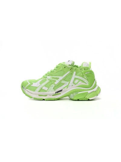 PKGoden   Balenciaga Runner White Green 677402 W3RBM 3590  01
