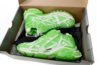 PKGoden   Balenciaga Runner White Green 677402 W3RBM 3590  02