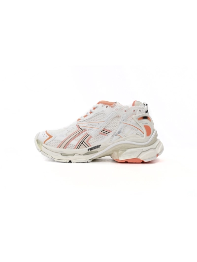 PKGoden   Balenciaga Runner White Orange 677402 W1RB2 2115  01