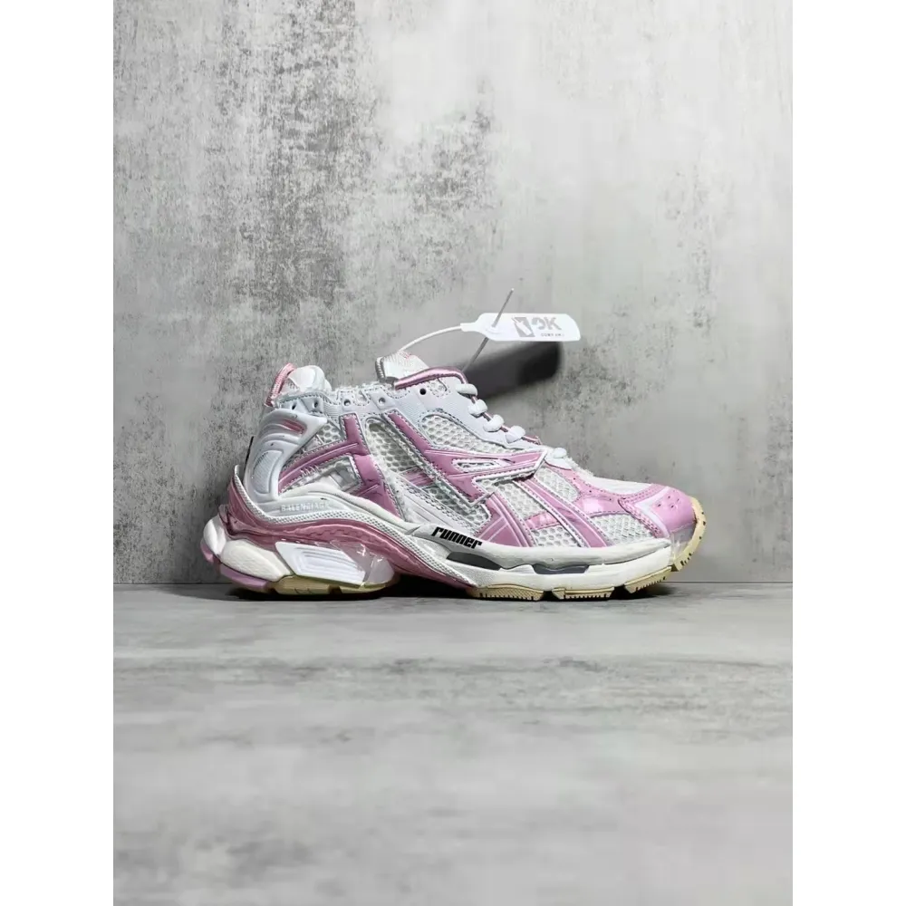 PKGoden  Balenciaga Runner White Pink 677403W3RB39059