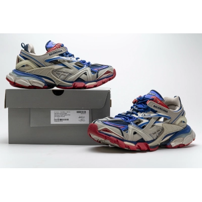 Balenciaga Track 2 Sneaker Beige Blue570391 W2GN2 8570 02