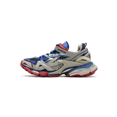 PK Balenciaga Track 2 Sneaker Beige Blue570391 W2GN2 8570 01