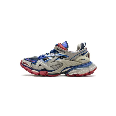 PKGoden  Balenciaga Track 2 Sneaker Beige Blue570391 W2GN2 8570 01