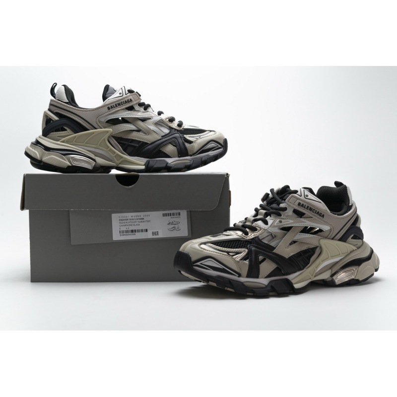 PK Balenciaga Track 2 Sneaker Champagne Black 570391 W2GN9 2009 