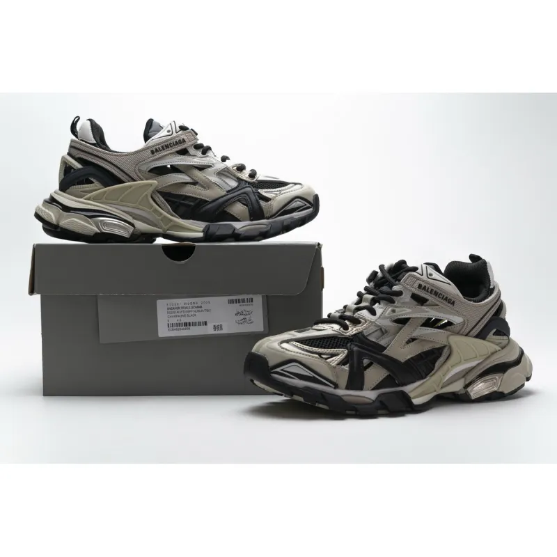 PK Balenciaga Track 2 Sneaker Champagne Black 570391 W2GN9 2009 