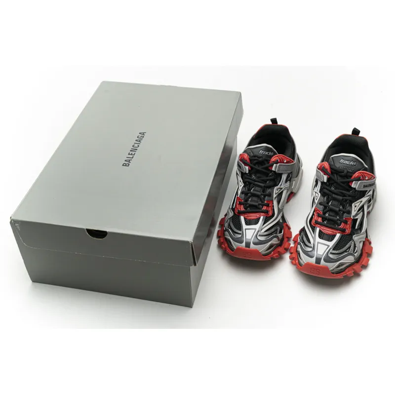 Balenciaga Track 2 Sneaker Grey Red 570391 W2GN3 1003 