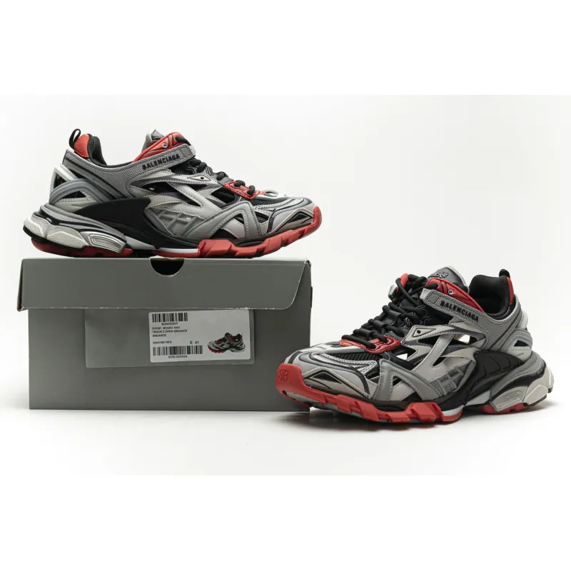 Balenciaga Track 2 Sneaker Grey Red 570391 W2GN3 1003 