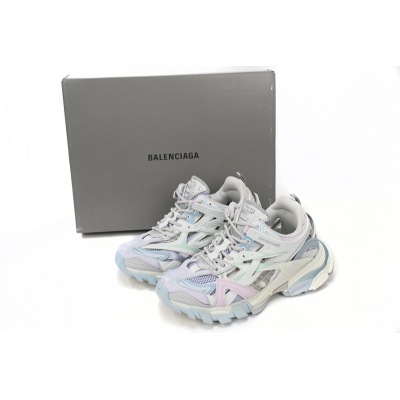 PK Balenciaga Track 2 Sneaker Military Black Pale White Purple 568615 W2GN3 9045  02