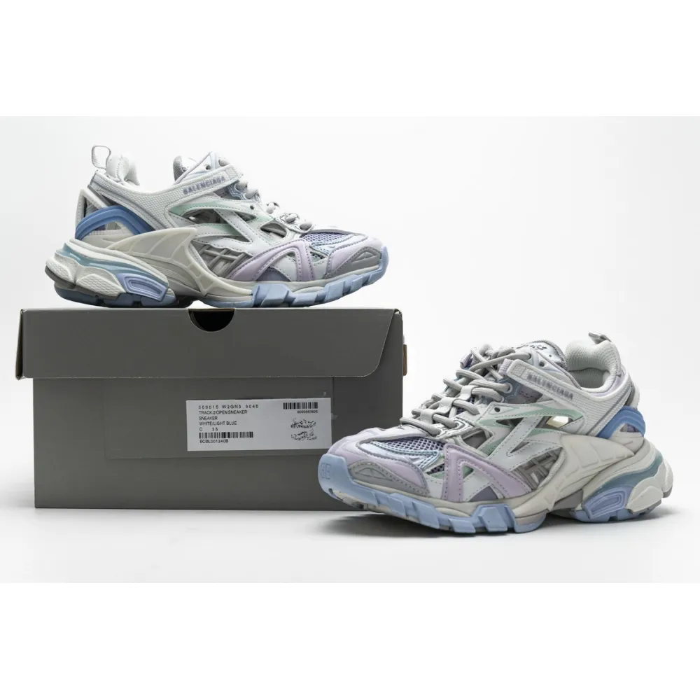 Balenciaga Track 2 Sneaker White Light Blue 568615 W2GN3 9045 