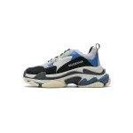 Balenciaga Triple S Black Grey Blue 541624 W06E2 7080