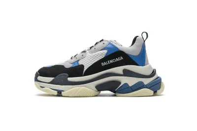 PKGoden   Balenciaga Triple S Black Grey Blue 541624 W06E2 7080 01