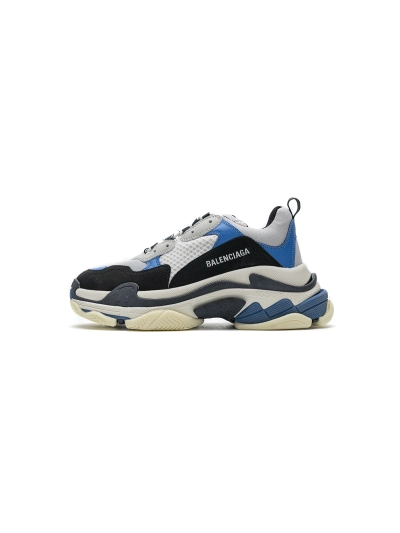 PKGoden   Balenciaga Triple S Black Grey Blue 541624 W06E2 7080 01