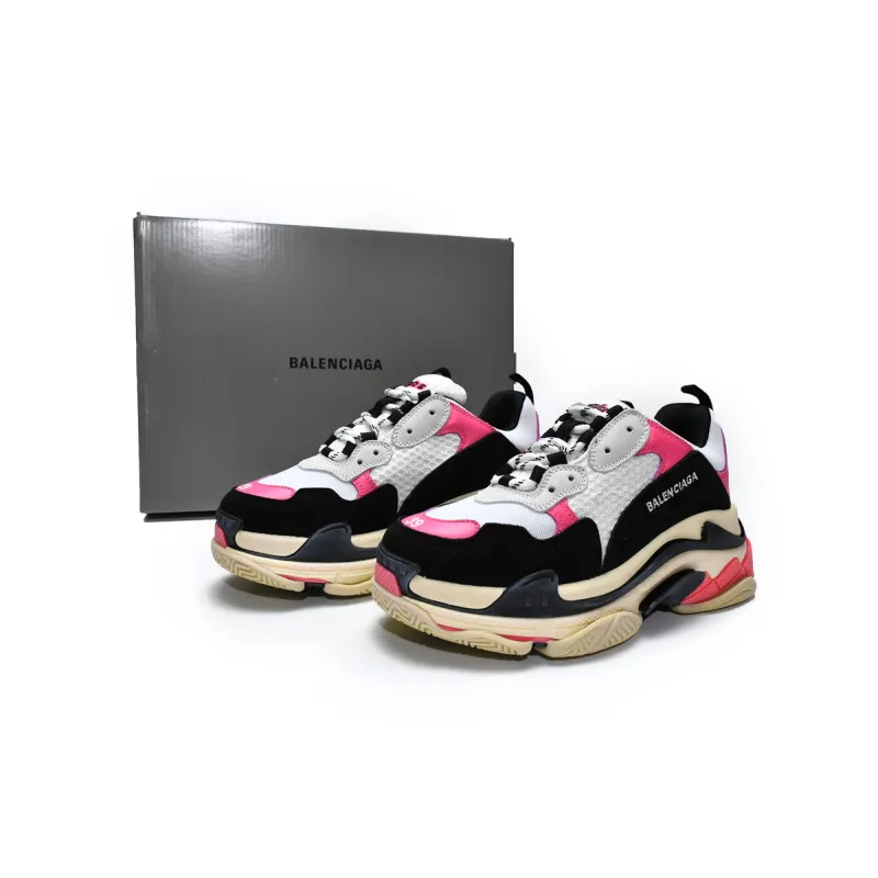 Balenciaga Triple S Black Pink 524039 W09O6 5671 