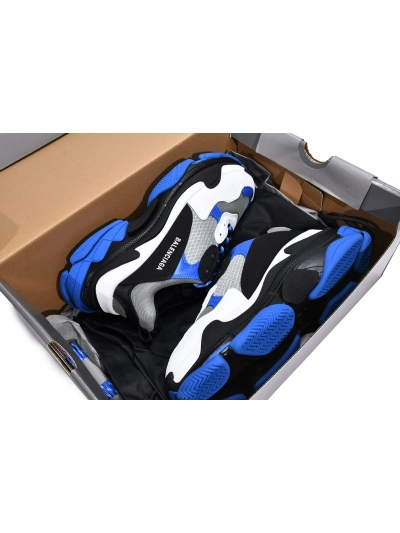 PKGoden   Balenciaga Triple S Black White Blue 536737 W2CA1 4124  02