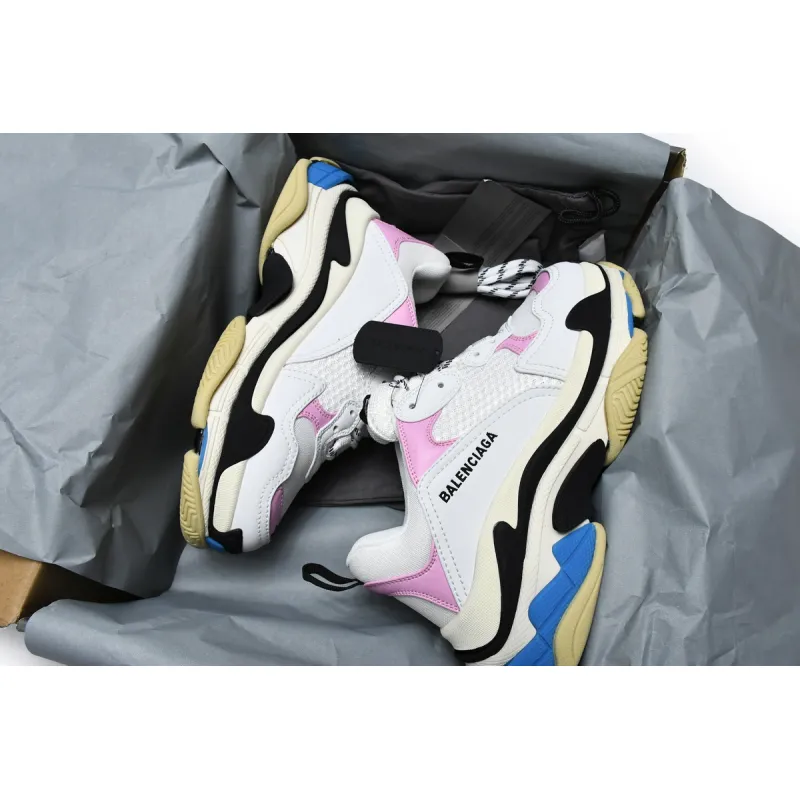 Balenciaga Triple S Blue Pink 524039 W09ON 8866 