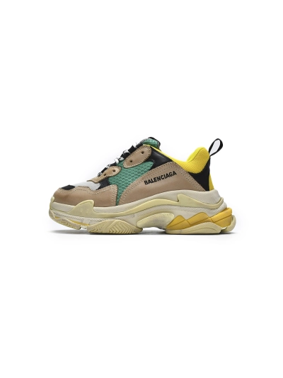 PKGoden   Balenciaga Triple S Green Yellow 483513 W06E3 7070 01