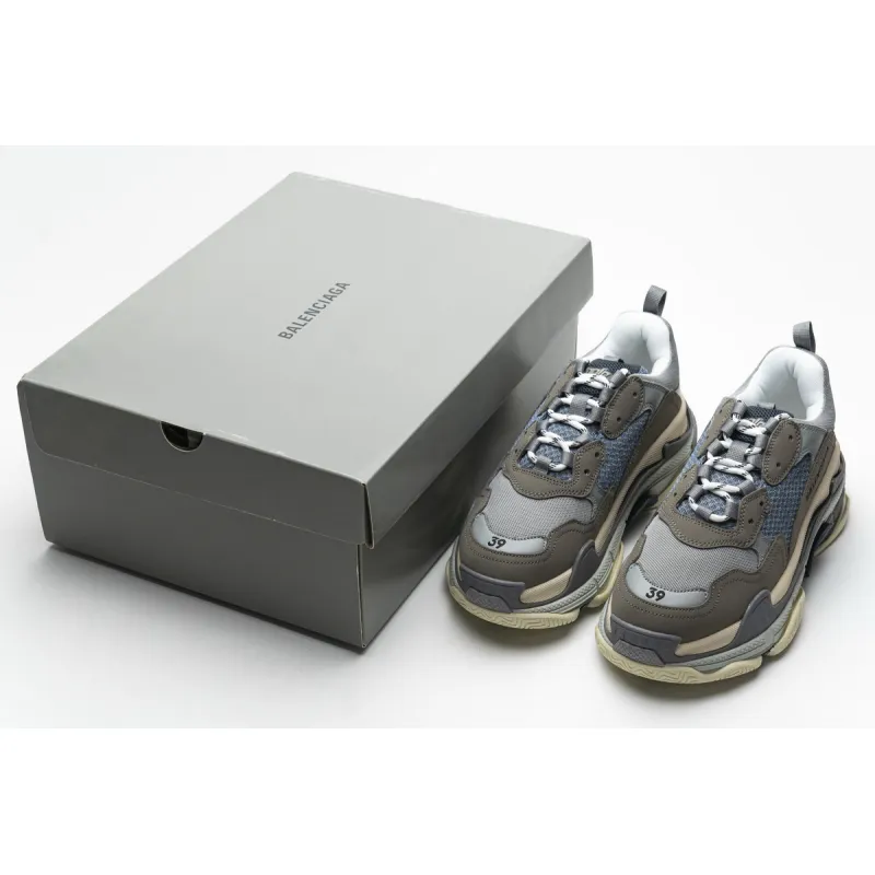 PKGoden  Balenciaga Triple S Grey 483513 W06E1 1259 