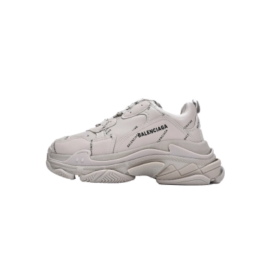 Balenciaga Triple S Letter Beige 524039 W2FA1 9710  01