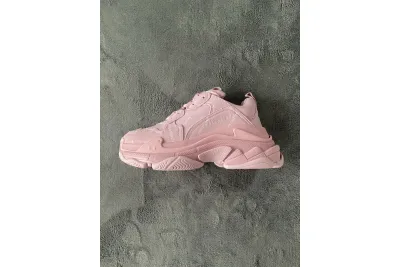 PKGoden   Balenciaga Triple S Letter Pink 524039 W2FA1 5090  01