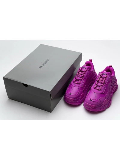 PKGoden   Balenciaga Triple S Letter Pulm Powder 524039 W2FA1 7634 Balenciaga Triple S Letter Pulm Powder 02