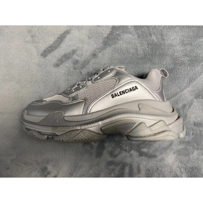 Balenciaga Triple S Light Gray Silver 536737 W2FS2 8100  01