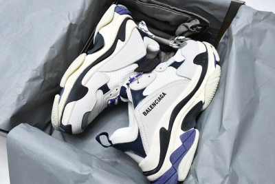 PKGoden   Balenciaga Triple S White Dark Blue 534217 W09E1 9000  02