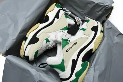 PKGoden   Balenciaga Triple S White Green 536737 W09O1 9090  02