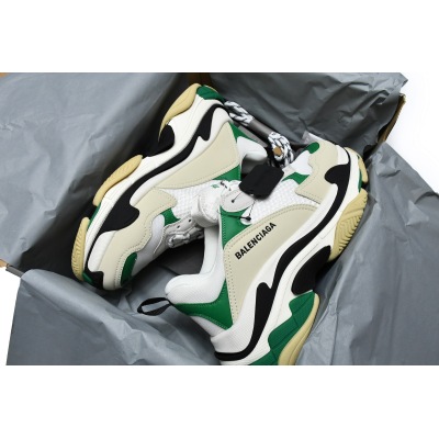 Balenciaga Triple S White Green 536737 W09O1 9090  02