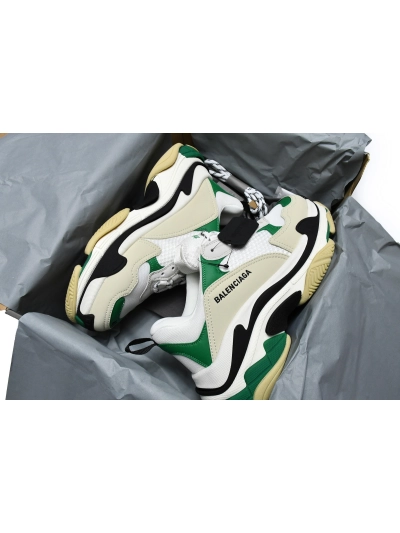 PKGoden   Balenciaga Triple S White Green 536737 W09O1 9090  02