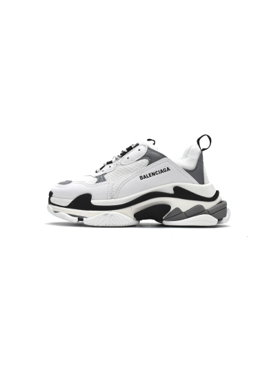 PKGoden   Balenciaga Triple S White Grey 536737 W09O1 9089  01