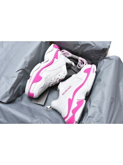 PKGoden   Balenciaga Triple S White Peach Red 536737 W2CA3 3890  02