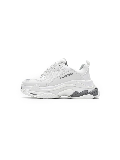 PKGoden   Balenciaga Triple S White Silver 524039 W2FS4 1200  01