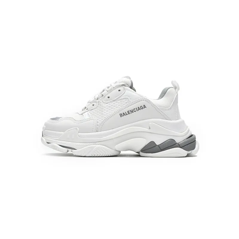 PKGoden  Balenciaga Triple S White Silver 524039 W2FS4 1200 