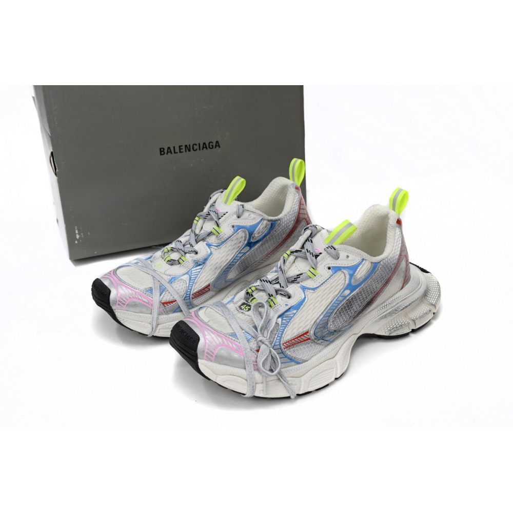 PKGoden  Balenciaga White, red And Blue 734734W3XL5 9645  